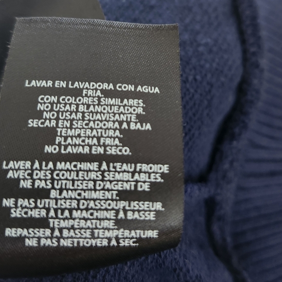 Fila Men’s Blue Navy Crewneck Classic Sweater XL Y2K Streetwear Casual Pullover - Picture 12 of 14